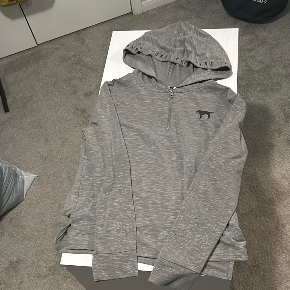 Victoria's Secret Gray Hoodie Sweater